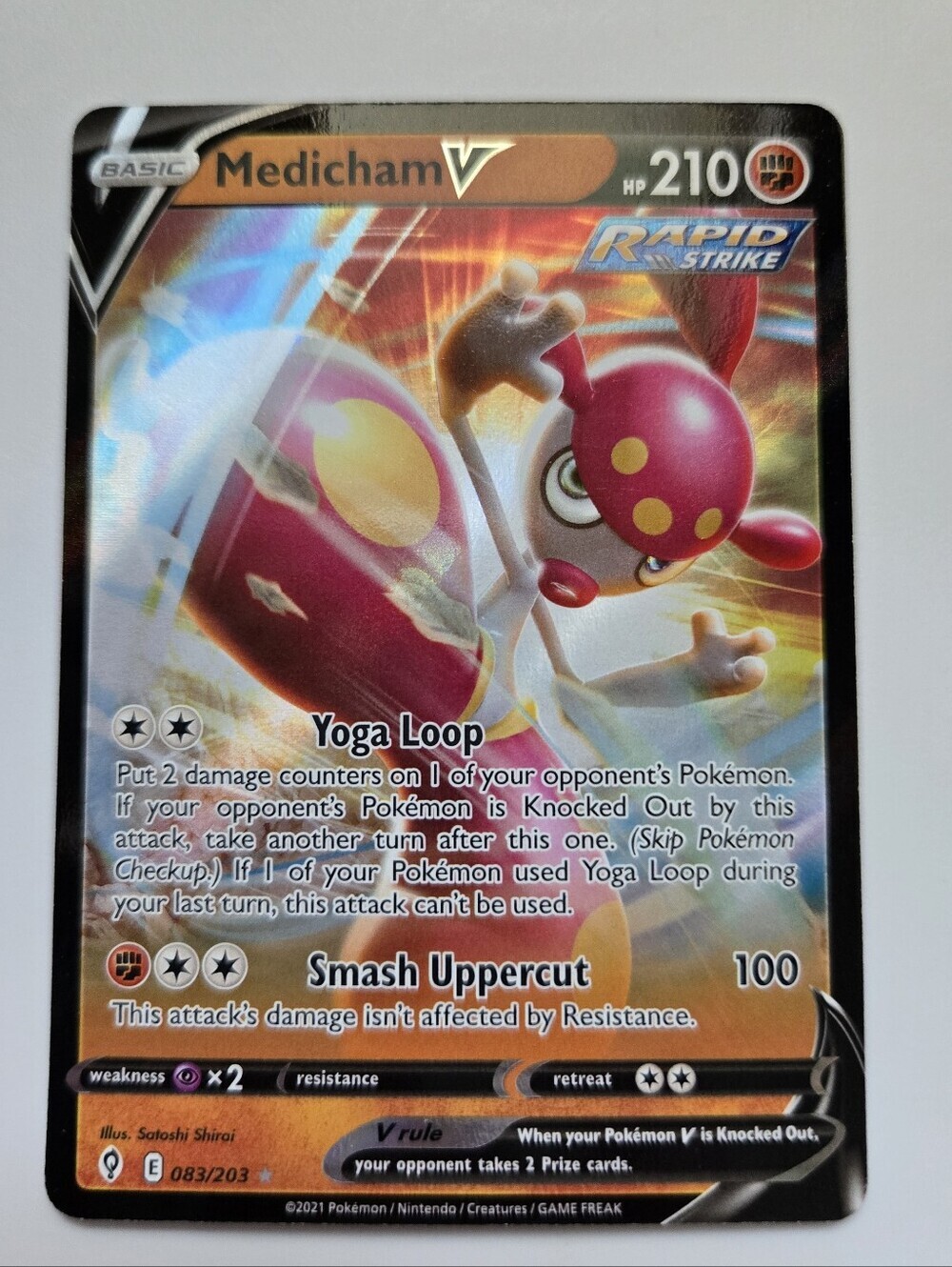 Medicham V #83 | Pokemon Evolving Skies
